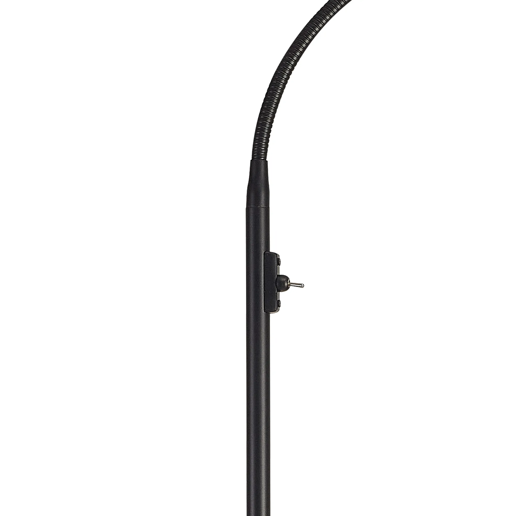 Bamberg 140cm Switched Floor Lamp 1 Light Satin Black D0795  Deco Bamberg